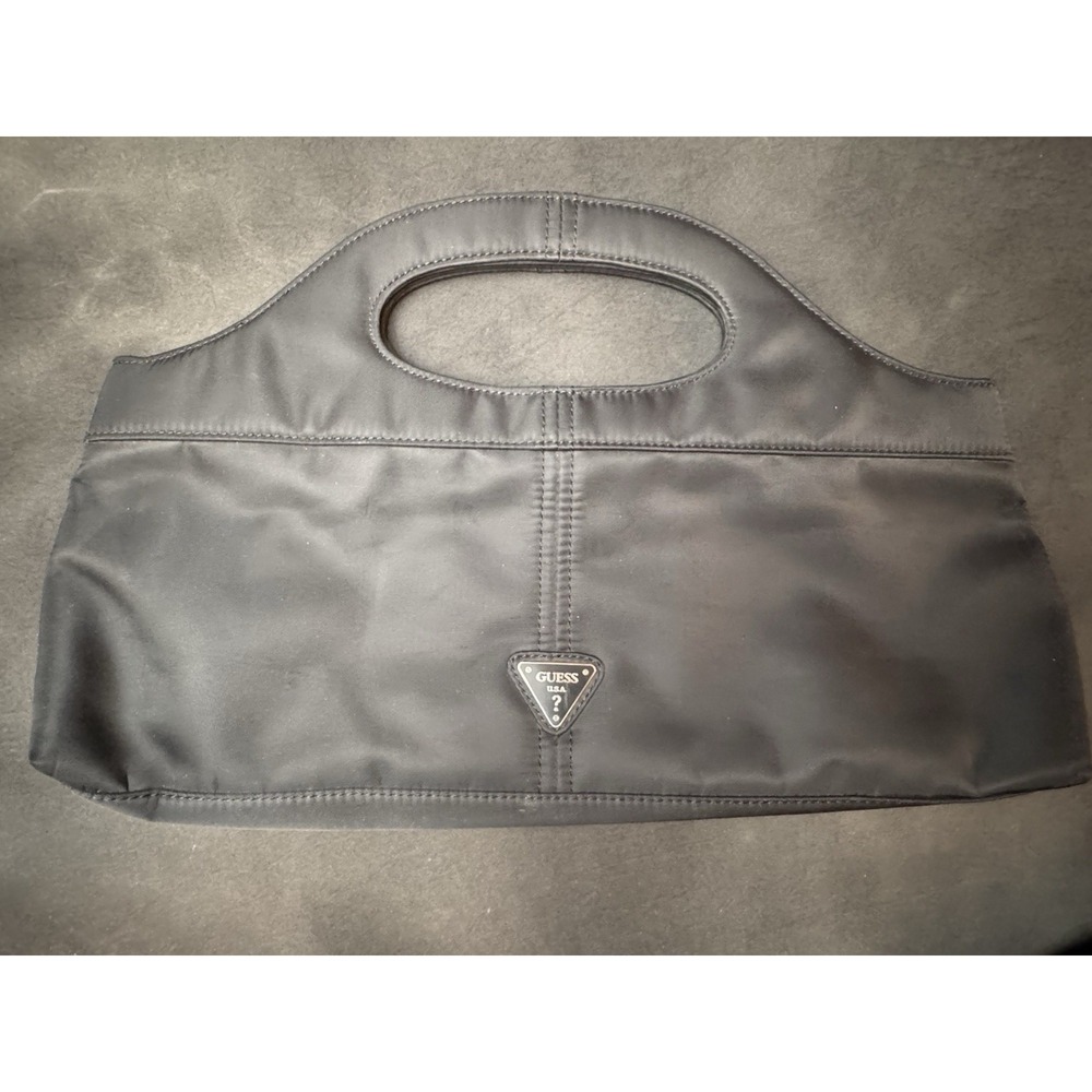 Y2K‎ Guess Handbag Black Nylon Vintage
